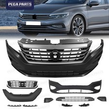 For 20-22 VW Volkswagem Passat SE Front Bumper Cover Kit w/Chrome Upper Grille picture