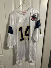 Vintage Mitchell & Ness 1984 San Diego Chargers Dan Fouts #14 Jersey Size 54 picture
