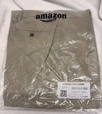Amazon Essentials Men’s Classic Fit Wrinkle Resistant Flat Front Chino PantKhaki picture