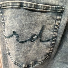 Ranch Dressn Jeans Signature Trouser Turquoise Blue Green Large Rodeo Horse Cow picture
