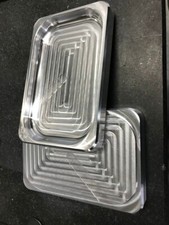 Stackable Trays, Billet Aluminum, Pair picture