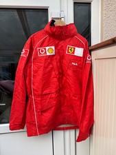 Rare Vintage Fila x Ferrari F1 Racing Jacket Red Vodafone Shell Team picture