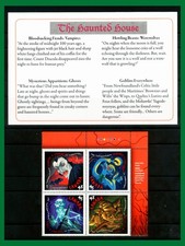 Canada 1997 Haunted House block of 4 Scott 1665/68 Halloween-tie in, mnh Hall9 picture
