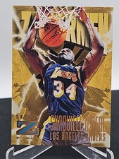 Shaquille O'Neal 1997-98 Skybox Z-Force 🏀Zuperman #187 Los Angeles Lakers Shaq picture