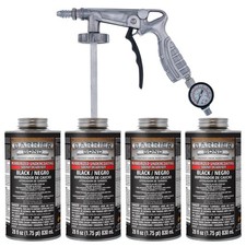 Barrier Bond Rubberized Undercoating/Sound Deadener Black - 4 Quarts & Spray Gun picture