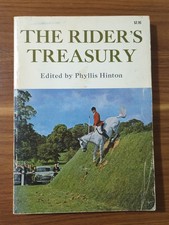 Horse Rider Book  The Rider's Treasury Edition 1974 Edited By Phyllis Hinton picture
