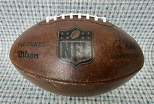 Vintage Wilson Official NFL Kicking Ball The Duke Leather USA Original Bladder picture