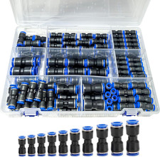 200 PCS Quick Connect Hose Fittings 10 Sizes Straight Air Hose picture