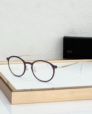 LINDBERG 6541 Eyeglasses Purple Gold Titanium Clear Lens 51-22-145 New picture
