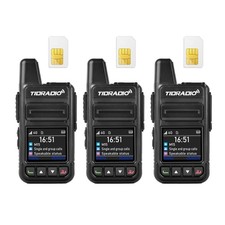 TIDRADIO M15 4G LTE Walkie Talkies,Unlimited Range POC Radios SIM Card, 256-bit picture