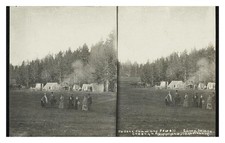 Yellowstone Shaw and Powell Camp Standard Postcard picture