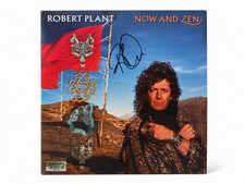Robert Plant Signed Now and Zen Vinyl LP Album Autograph Led Zeppelin COA picture