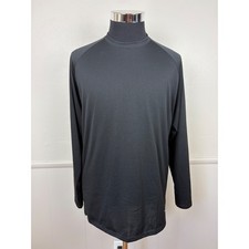 Patagonia Men's Capilene Performance Base Layer Sz L Black Crew Neck Long Sleeve picture