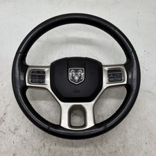 2013-2018 Ram 1500/2500/3500 Black Leather Heated Steering Wheel OEM picture