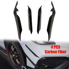 4PCS Carbon Fiber Front Bumper Side Blade Canard Fin For 22-24 Subaru WRX VB S4 picture