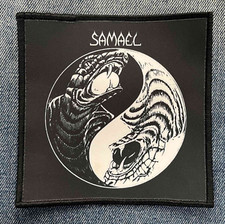 Samael Rebellion Sublimated Printed Sew On Patch Swiss Black Metal Band Logo picture