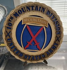 10th Mountain Division  Wooden Plaque picture