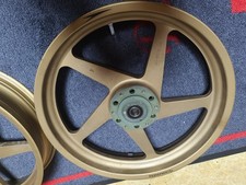 TECNOMAGNESIO MOTORCYCLE LIGHTWEIGHT WHEELS MAGNESIUM 17inch DUCATI 400F3 picture