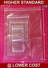 1000-10000 pcs 2 Mil Clear Zip Reclosable Seal Poly Bag 1.5x2