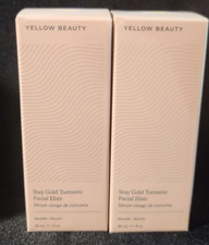 ❤Lot 2x ❤ Yellow Beauty Stay Gold Turmeric Facial Elixir 1oz 100% VEGAN ORGANIC❤ picture