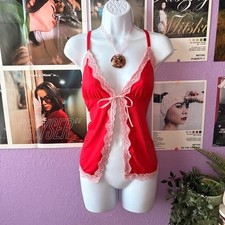 Rampage Coquette Babydoll Cami Top Size L picture