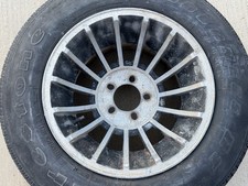 Vintage 15” Turbine Style Aluminum Wheel Rim 5 Lug Single Restoration Project picture