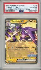 2025 Pokemon SVP Toxtricity EX Illustration Contest 2024 #215 PSA 10 picture