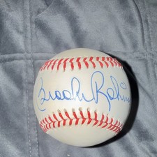 Brooks Robinson Single Signed American League Baseball not authenticated picture