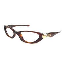Vintage Oakley Eyeglasses Frames Haylon Brown Tortoise Gold Oval 47-20-135 picture