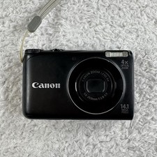 Canon PowerShot A2200 14.1MP Digital Camera - Black Tested Works NICE picture