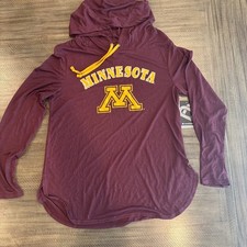 New Colosseum Minnesota Golden Gophers Women's Hooded Long Sleeve  WOMEN XL picture