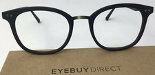 Eyebuydirect Lyric 50-21-141 C1 Square Black Plastic Eyeglasses FRAMES ONLY L28 picture