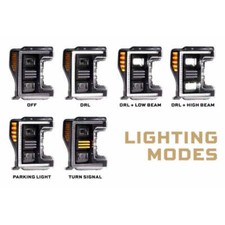 Morimoto 17-19 F-250 F-350 XB Hybrid Led With Halogen Headlights picture