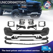 For 2016-18 Chevrolet Silverado 1500 LT Front Bumper Cover Kit With Fog Lights picture