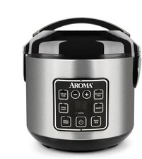 Aroma 8-Cup (Cooked) Rice & Grain Cooker, Steamer, New Bonded Granite Coating picture