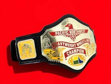 PACIFIC NORTHWEST HEAVYWEIGHT BELT ADULT SIZE CHROME PLATED 2MM HD QUALITY... picture