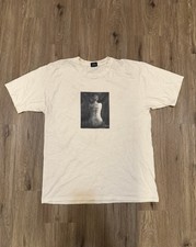 Rare Le Violin White Stussy Tee Size L picture