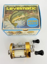 Vintage Penn 940 Levelmatic Bait Casting Fishing Reel with Original Box picture