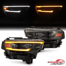 For25-26 Ram1500 LUXX-Series LED Projector Headlights Alpha-Black With converter picture