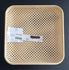 IKEA SMARRA Box With Lid Natural 11 ¾x11 ¾x4