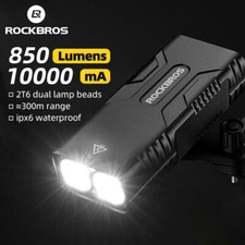 New ROCKBROS Headlight Bicycle Handlebar Front Light LED USB Rechargeable Lamp picture