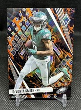 2023 Panini Phoenix DeVonta Smith Lava Prizm #d/150 Eagles #90 INVEST picture