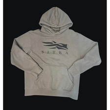 Sitka Gear Mens Logo Pullover Hoodie Olive Green Fleece Sweatshirt Size M picture