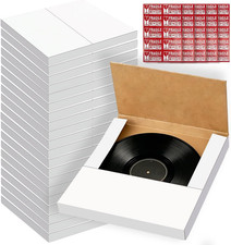 Generic 20 Sets Vinyl Record Shipping Boxes, 12.9 X 12.9 X 1