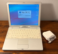 Vintage Apple iBook G3 12.1” 500MHz 2001 Restored, SSD Upgraded Mac OS 9.2/OS X picture