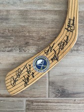1997 Buffalo Sabres Alumni Hockey Stick - Team Signed - Gil Perreault picture
