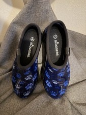 Sloggers Women’s Waterproof Garden Shoes Size 8 Blue Paw Print New picture
