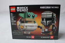 Lego BrickHeadz The Mandalorian & The Child 75317 New Factory Sealed *Retired* picture