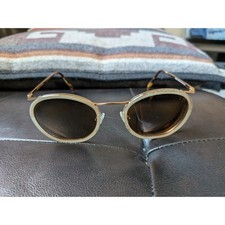 Warby Parker Tortoise Eyeglasses CARMEN M 1678 52-21-140 Gold Acetate Metal picture