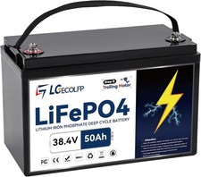 36V 50Ah Lithium LiFePO4 Battery for Trolling Motor RV Marine Solar System 50A picture